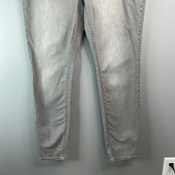 REITMANS Slim Fit Grey White Wash Stretch Jeans Size 16 Plus - Picture 4 of 11